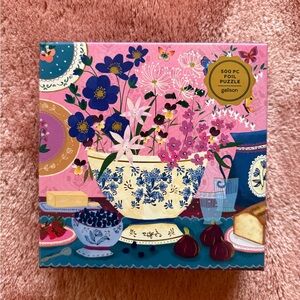 Galison Floral Foil Puzzle - 500 Piece